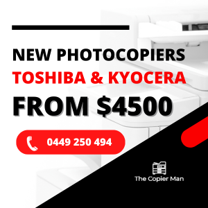 new toshiba & Kyocera Copiers for sale